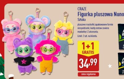 Figurka pluszowa Nunos Craze promocja w Aldi