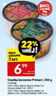 Ciastka korzenne Primart, 250 g promocja w Twój Market