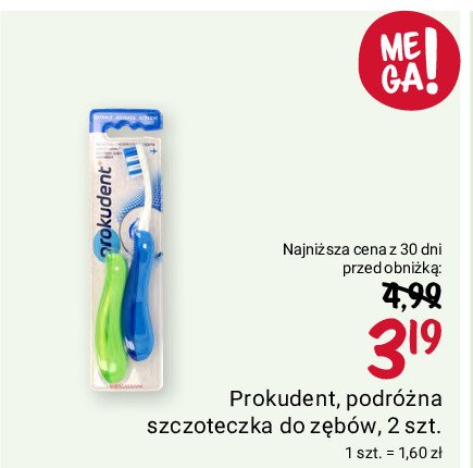 Szczoteczka podróżna Prokudent promocja