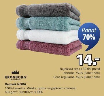 Ręcznik NORA KRONBORG promocja w Jysk