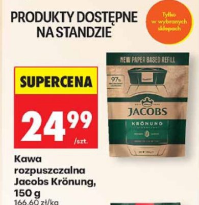 Kawa rozpuszczalna Jacobs Krönung, 150 g promocja w Biedronka