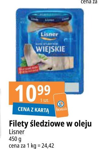 Filety 艣ledziowe wiejsie Lisner promocja