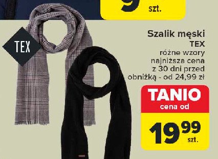 Szalik męski Tex promocja