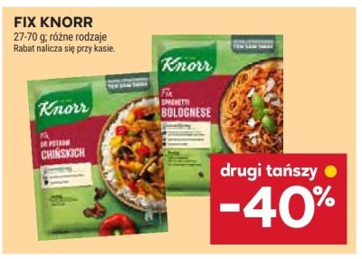 Fix Knorr promocja w Stokrotka