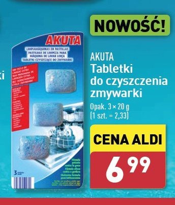 Tabletki do czyszczenia zmywarki Akuta promocja