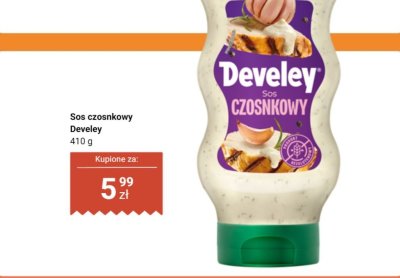 Sos czosnkowy  promocja w Dino