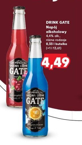 Wódka GATE BLUE promocja w Kaufland