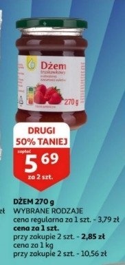 Dżem truskawkowy Podniesiony kciuk promocja