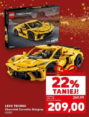 LEGO TECHNIC Chevrolet Corvette Stingray 42205 promocja w Kaufland