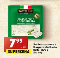 Mascarpone e gorgonzola Gustobello promocje