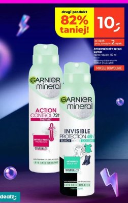 Antyperspirant w sprayu Garnier Mineral Invisible Protection 48h różne rodzaje promocja w Dealz