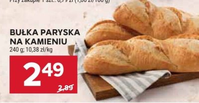 Bułka paryska na kamieniu promocja w Stokrotka
