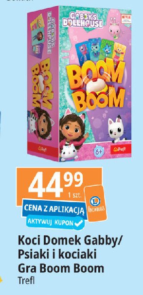 Gra boom boom koci domek gabi Trefl promocja w Leclerc