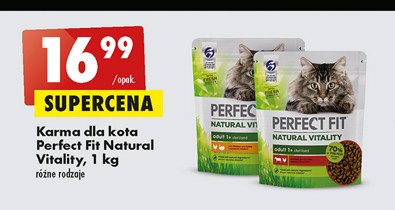 Karma dla kota indyk i kurczak PERFECT FIT NATURAL VITALITY promocja