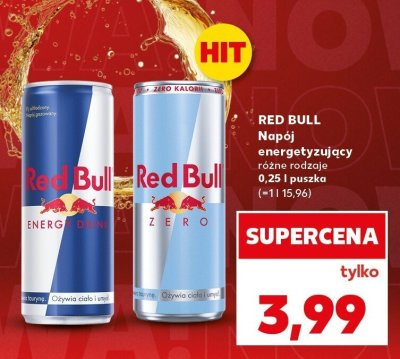 Napój energetyzujący różne rodzaje promocja w Kaufland