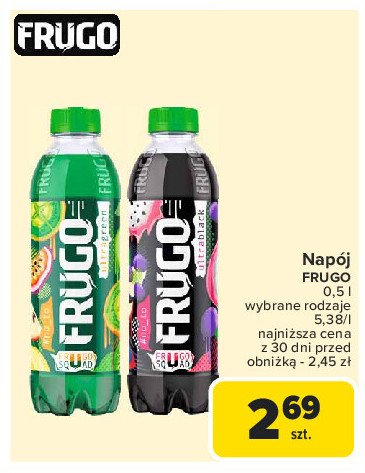 Napój czarny Frugo promocja