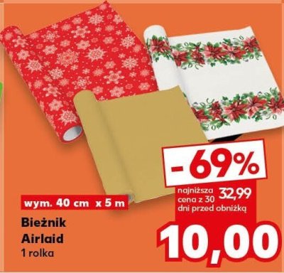 Bieżnik Airlaid promocja w Kaufland