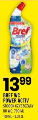 Żel do WC BREF WC Power Activ promocja w Drogerie Natura