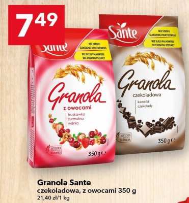 Granola Sante z owocami 350 g promocja w LEWIATAN