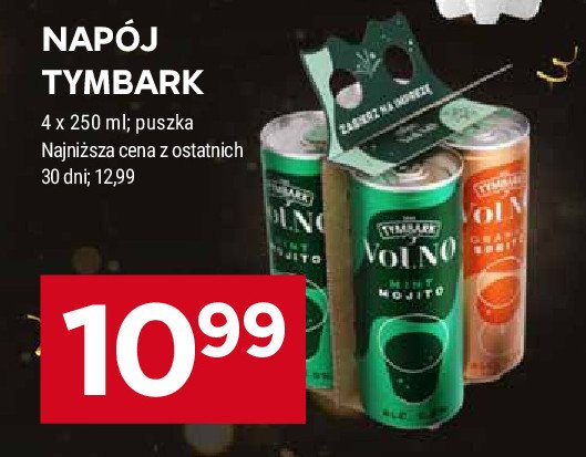 Napój mix Tymbark volno promocja