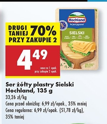 Ser sielski z natury klasyczny plastry Hochland promocja