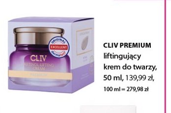 Krem do twarzy z retinolem Cliv premium promocja