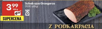 Schab ojca Grzegorza Delikatesy Centrum promocja w Delikatesy Centrum