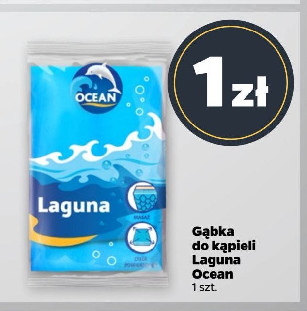 Gąbka do kąpieli laguna Ocean promocja