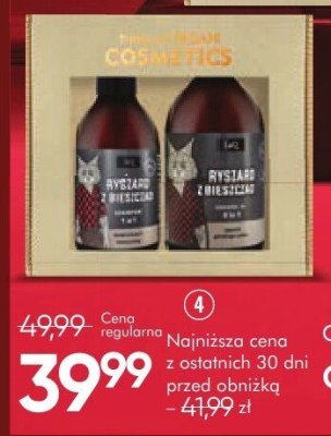 Zestaw kosmetyków LAQ RYSZARD Z BISZCZAD szampon do włosów 300 ml + żel pod prysznic 500 ml promocja w Super-Pharm