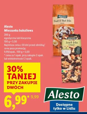 Mieszanka bakaliowa promocja w Lidl