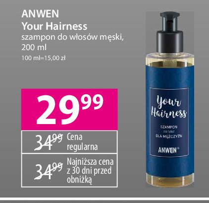 Szampon Anwen your hairness promocja