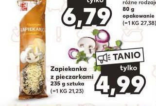 Zapiekanka z pieczarkami K-classic promocja