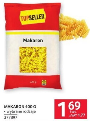 Makaron Topseller 400g promocja w Selgros