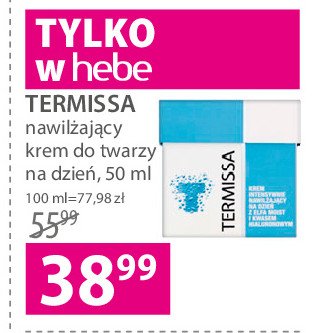 Krem na dzień z elfa moist i kwasem hialuronowym Termissa promocja