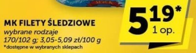 Filety 艣ledziowe promocja w Groszek