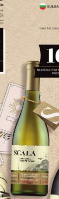 Wino Scala Chardonnay białe 0,75l promocja w POLOmarket