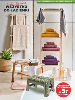Akcesoria łazienkowe promocja w Netto