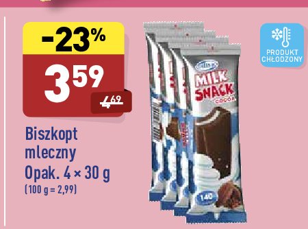 Baton mleczny kakao Milino promocja