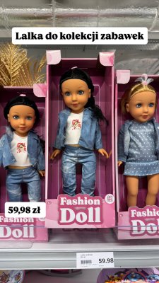 Lalka modowa 45 cm promocja w Action