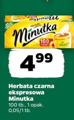 Herbata czarna ekspresowa  promocja w Netto