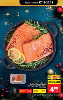 Świeży filet z łososia atlantyckiego Marinero promocja w Biedronka