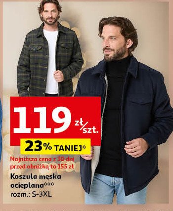 Koszula męska s-3xl promocja w Auchan