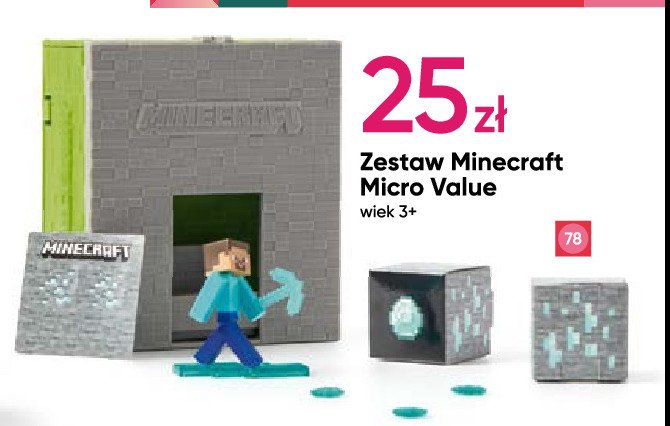 Zestaw micro value Minecraft promocja