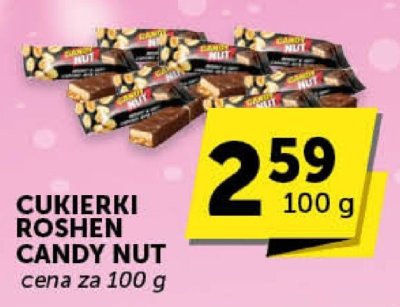 Cukierki roshen candy nut promocja w Euro Sklep