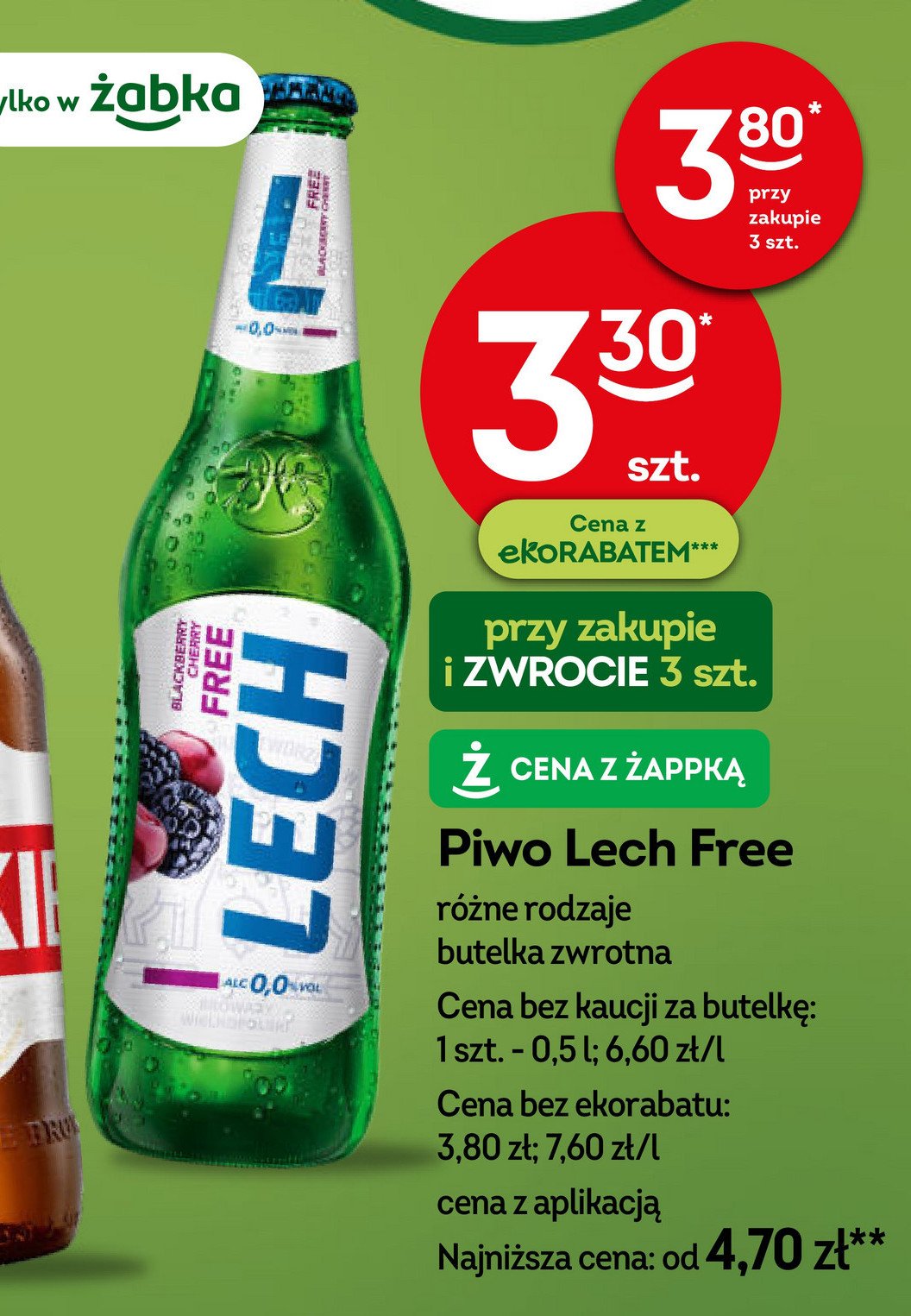 Piwo promocja w Żabka