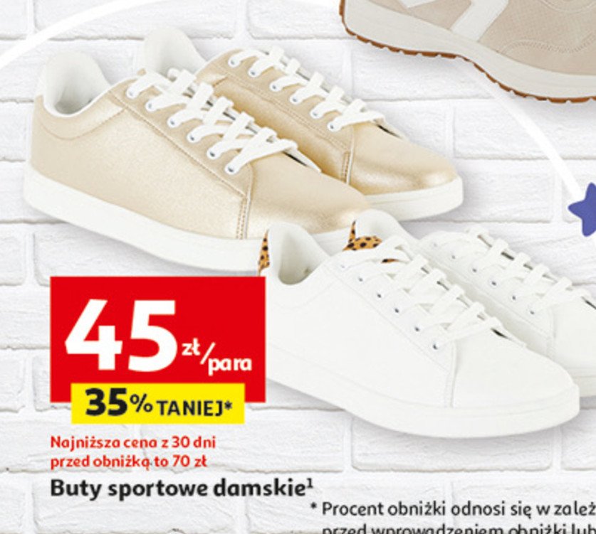 Buty sportowe damskie Auchan inextenso promocja