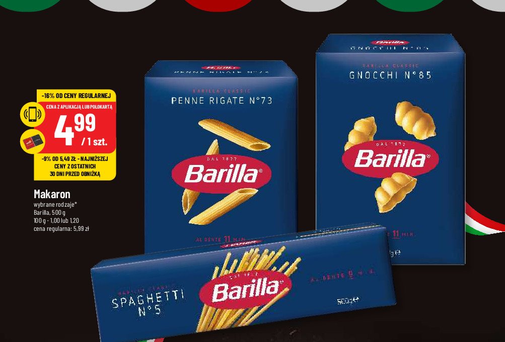 Makaron gnocchi Barilla promocja