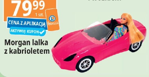 Lalka morgan z kabrioletem Kidway promocja w Leclerc