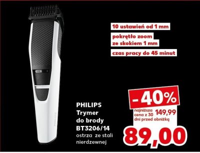 Trymer Philips do brody BT3206/14 promocja w Kaufland