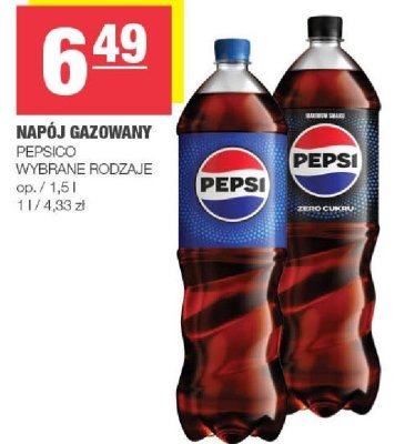 Napój gazowany Pepsi wybrane rodzaje promocja w SPAR